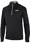 Main image for Mens Purdue Boilermakers Black Columbia Vault Heat Seal Omni Wick Wickhams Hills Qtr Zip Pullover
