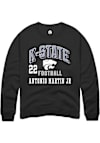 Main image for Antonio Martin Jr Rally Mens Black K-State Wildcats Football NIL Arch Logo Player Crew