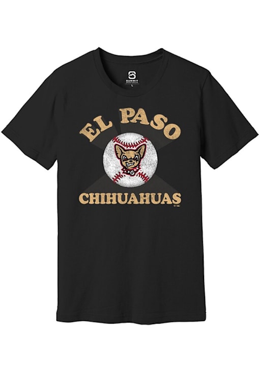 Summit Sportswear El Paso Chihuahuas BLACK Soft Arch Short Sleeve