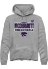 Main image for Sydney McDermott Rally Mens Graphite K-State Wildcats NIL Stacked Box Player Crew