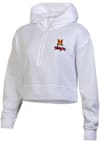 Main image for Womens Maryland Terrapins White Under Armour Rival Fleece Hooded Sweatshirt