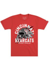 Main image for Cincinnati Bearcats Red Homefield Retro Football Short Sleeve Fashion T Shirt