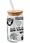Main image for Las Vegas Raiders Loco Glass Tumbler Pint Glass - White
