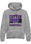 Main image for Jenessa Cotton Rally Mens Grey K-State Wildcats NIL Striped Player Hood