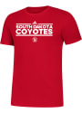 South Dakota Coyotes Amplifier T Shirt - Red
