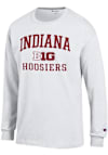 Main image for Mens Indiana Hoosiers White Champion Big Ten Jersey Tee
