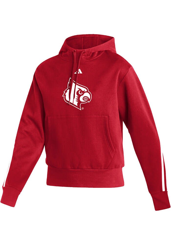 red adidas sweatshirt womens