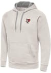 Main image for Mens Bowling Green Falcons White Antigua Victory Hooded Sweatshirt