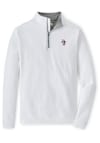 Main image for Mens White Indiana Hoosiers Perth Qtr Zip Pullover