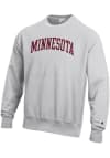 Main image for Mens Minnesota Golden Gophers Ash Champion Reverse Weave Crew Sweatshirt