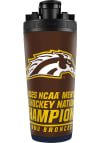 Main image for Brown Western Michigan Broncos 2025 National Champions Ice Shaker Stainless Steel Bottle