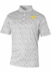 Main image for Mens Iowa Hawkeyes Grey Columbia Heat Seal Westside Country Short Sleeve Polo Shirt