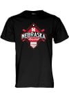 Main image for Nebraska Cornhuskers 2025 Big Ten Baseball Short Sleeve T Shirt - Black