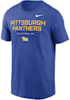 Main image for Pitt Panthers Blue Nike Team Short Sleeve T Shirt