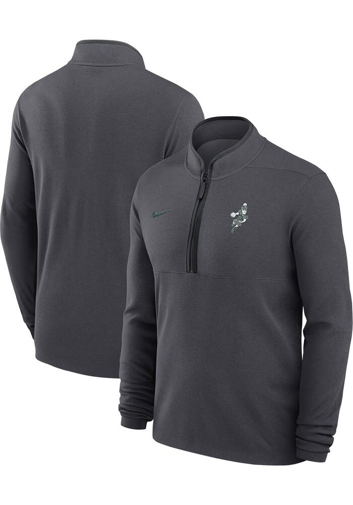 Nike Mens ANTHRACITE Michigan State Spartans Sparty Playing