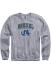 Main image for Mens Grey Drexel Dragons Arch Mascot Crew Sweatshirt