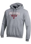 Main image for Mens Indiana Hoosiers Grey Champion Pill Alumni Powerblend Hooded Sweatshirt