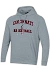 Main image for Mens Cincinnati Bearcats Grey Under Armour Basketball Rival Hooded Sweatshirt