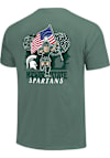 Main image for Michigan State Spartans Green  Fireworks Short Sleeve T Shirt
