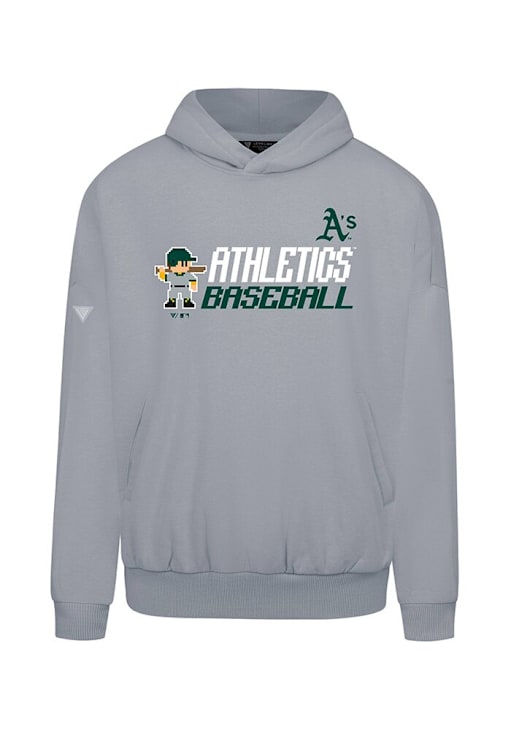 Levelwear Oakland Athletics Mens STEEL Contact 8-Bit Baseball