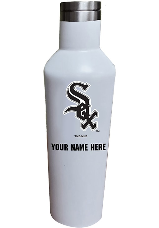 Chicago White Sox WHITE Personalized 17oz Water Bottle 63633403