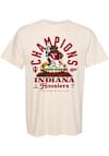 Main image for Indiana Hoosiers Ivory Something Inked 2026 Rose Bowl Champions Bison Stadium Short Sleeve T Shirt