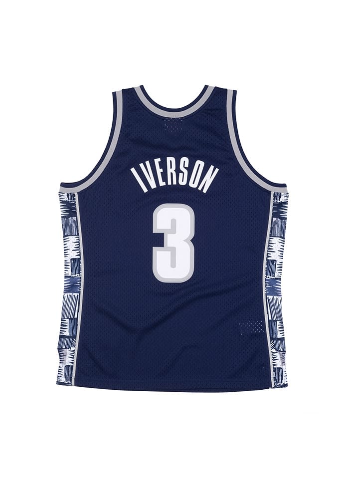 Allen Iverson Georgetown Hoyas Mitchell and Ness Swingman Jersey Big and  Tall - NAVY