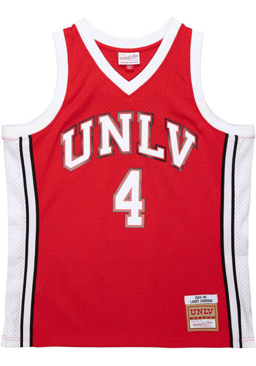 Larry Johnson UNLV Runnin Rebels Mitchell and Ness Swingman Jersey Big and Tall