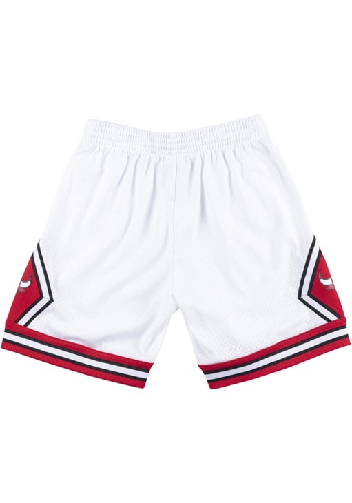 Mitchell and Ness Chicago Bulls Mens White Swingman Big and Tall Shorts