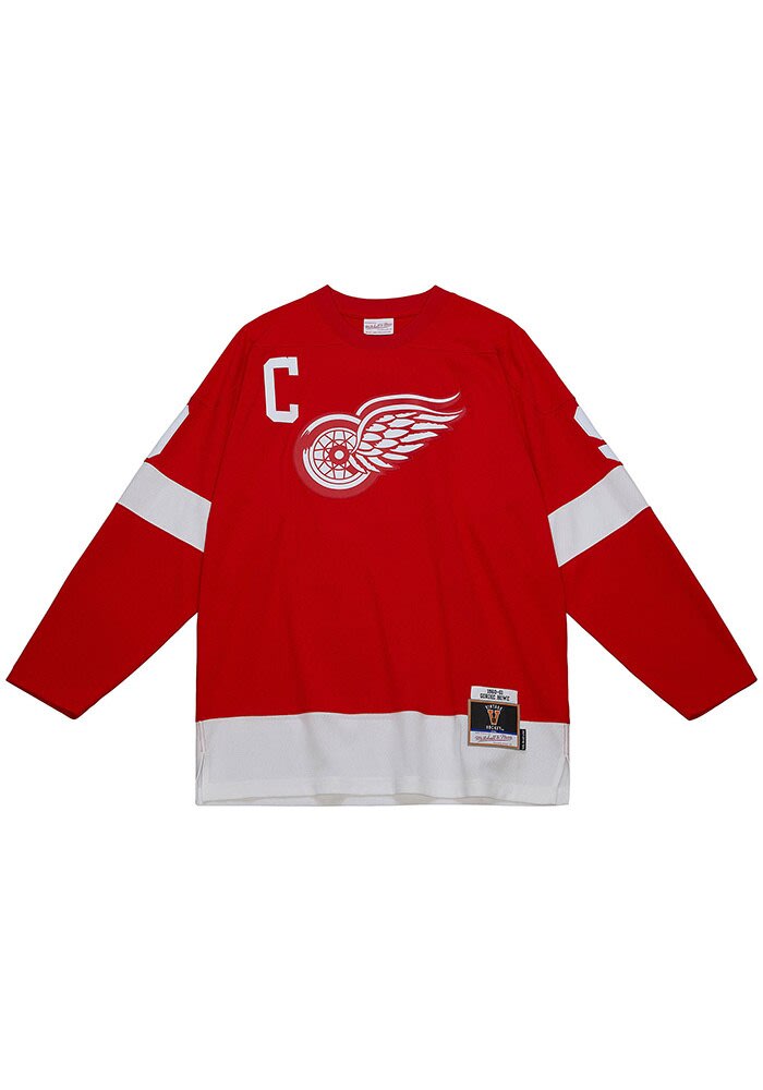 thumbnail interactive-video image 1 of Mitchell & Ness Detroit Red Wings #5 Nicklas Lidstrom Blue Line Hockey Jersey – Men's, New 1 of 5