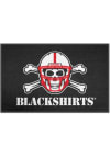 Main image for Black Nebraska Cornhuskers Blackshirts Logo Interior Rug
