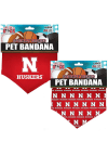 Main image for Red Nebraska Cornhuskers Team Logo Pet Bandana