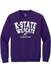 Main image for Mens K-State Wildcats Purple Summit Sportswear Class of 2026 Crew Sweatshirt