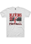 Main image for Ben Blevins Rally Mens White Cincinnati Bearcats Football NIL Striped Player T Shirt