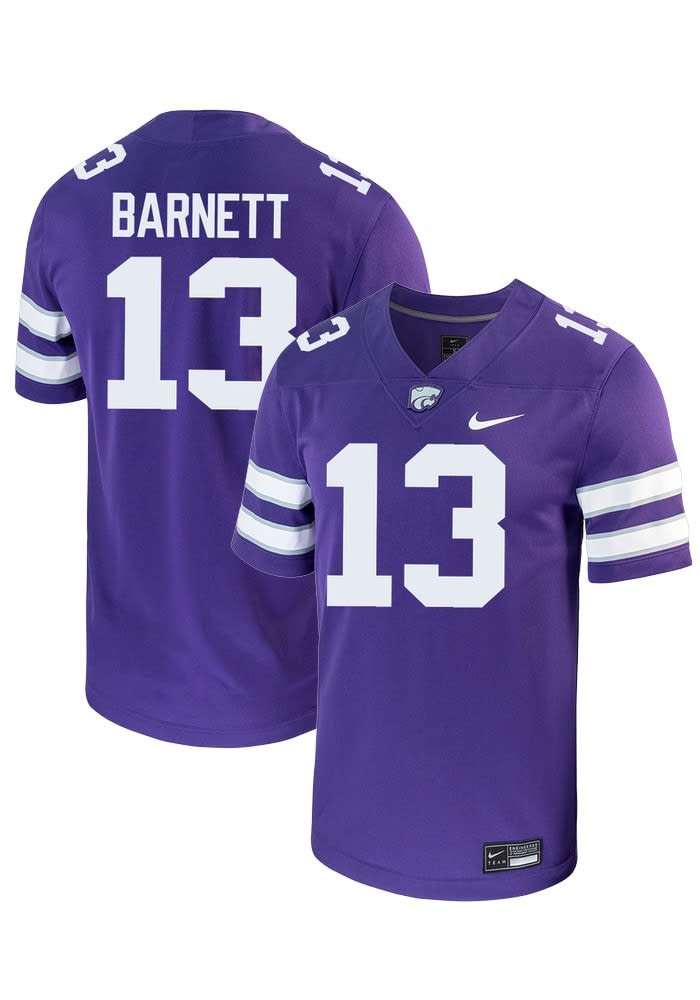 Blake Barnett Mens PURPLE K-State Wildcats Football NIL Game