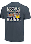 Main image for Michigan Wolverines Navy Blue  Campus Alumni Short Sleeve T Shirt