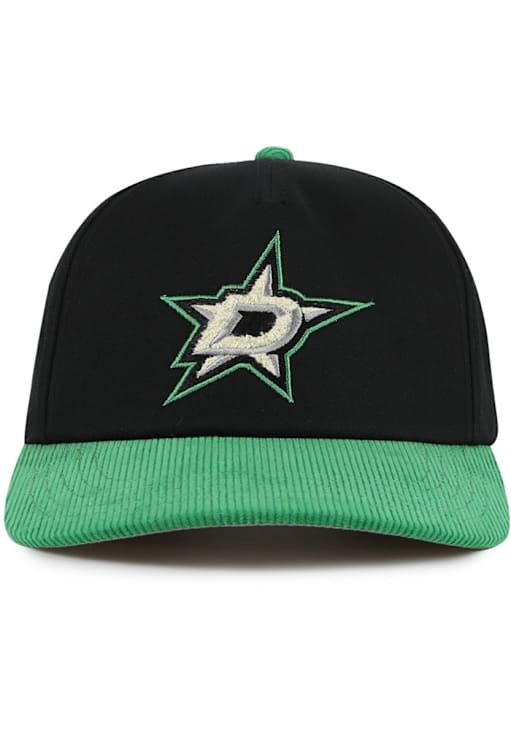 Dallas Stars BLACK 2T Burnett Corduroy Visor 5-Panel Adjustable