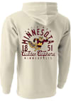 Main image for Mens Minnesota Golden Gophers Oatmeal  Mascot Overlay Hooded Sweatshirt