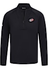 Main image for Levelwear Carolina Hurricanes Mens Black Volley Embroidered 3D Patch Qtr Zip Pullover
