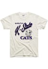 Main image for K-State Wildcats White Charlie Hustle Manhattan Vintage Short Sleeve Fashion T Shirt