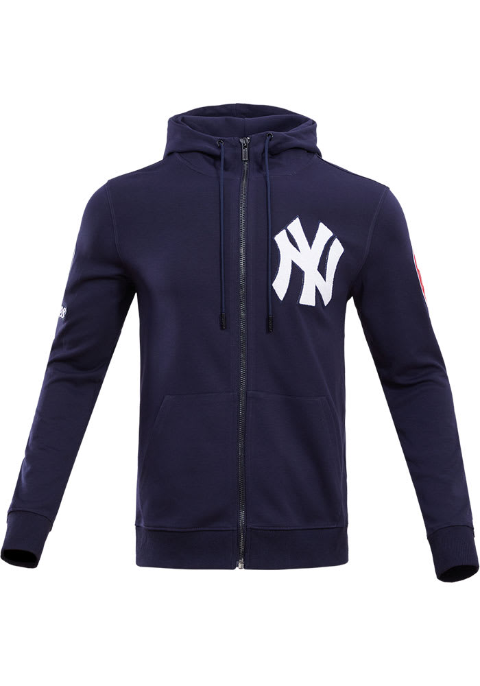 Pro Standard New York Yankees Mens NAVY Chenille Zip - 64920047