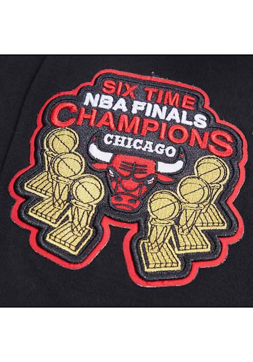 Pro Standard Chicago Bulls Mens Black Chenille Long Sleeve Zip Fashion