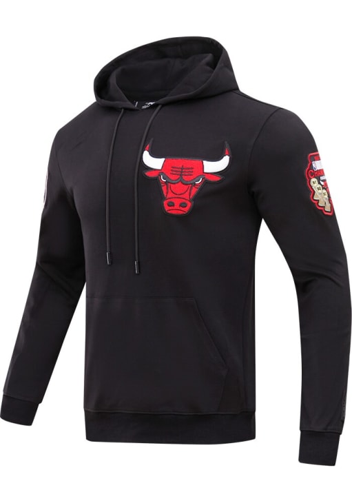 Pro Standard Chicago Bulls Mens Black Chenille Fashion Hood