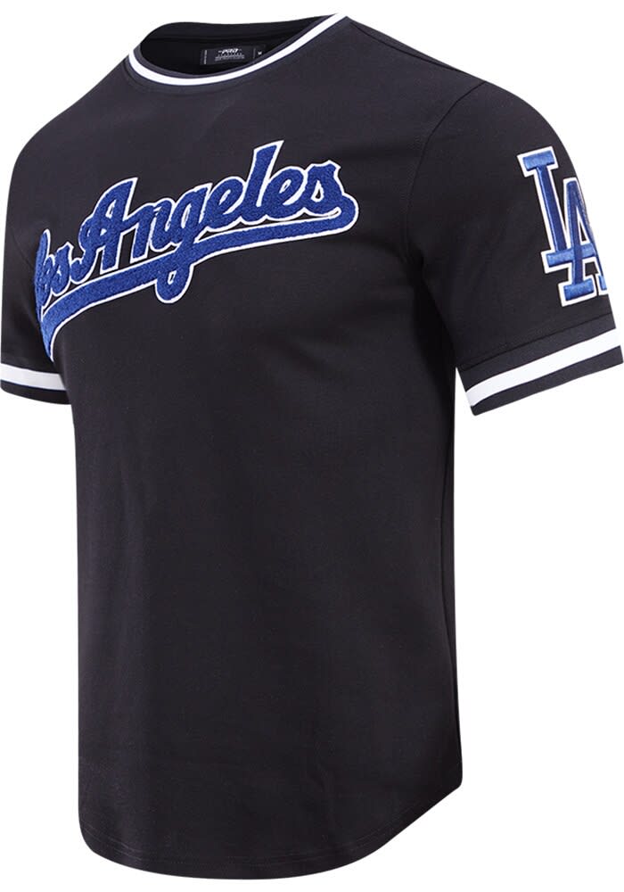 Pro Standard Los Angeles Dodgers BLACK Chenille Striped