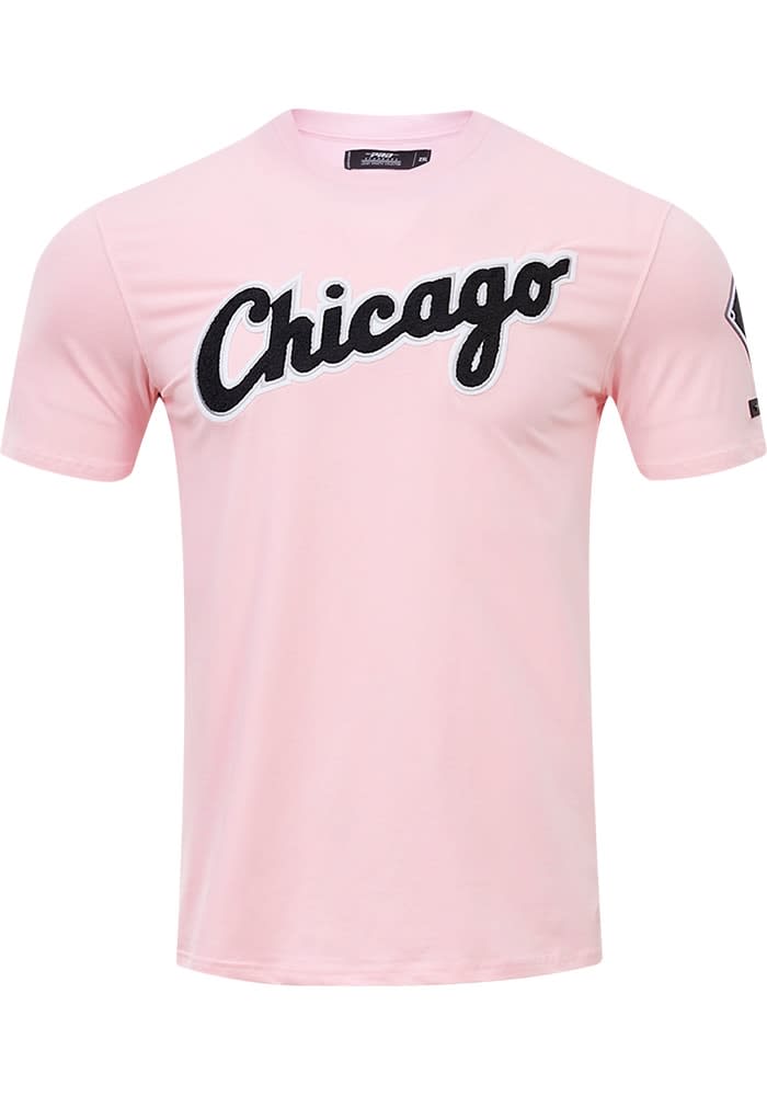 Pink white sox shirt online