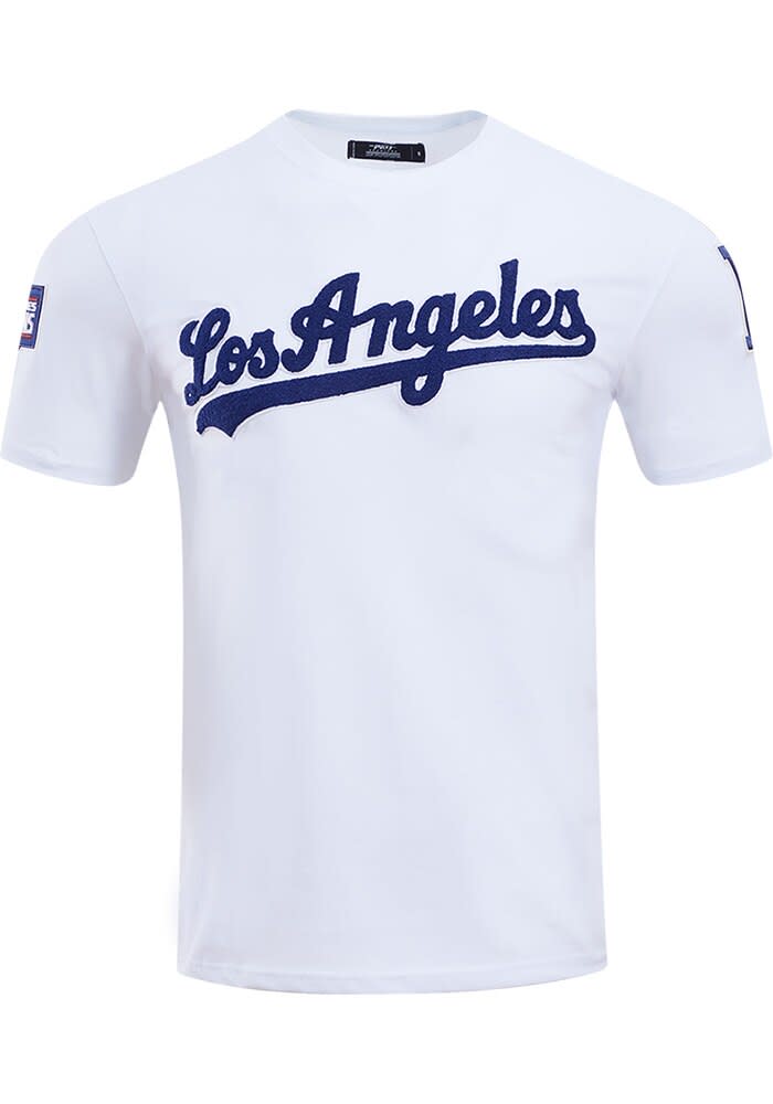 Pro Standard Los Angeles Dodgers White Chenille Short Sleeve