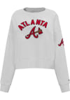 Main image for Pro Standard Atlanta Braves Womens White Classic Crew Sweatshirt