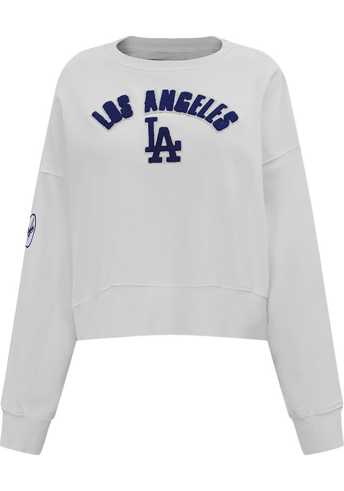 Los Angeles Dodgers Pro Standard Crew Sweatshirt Womens WHITE