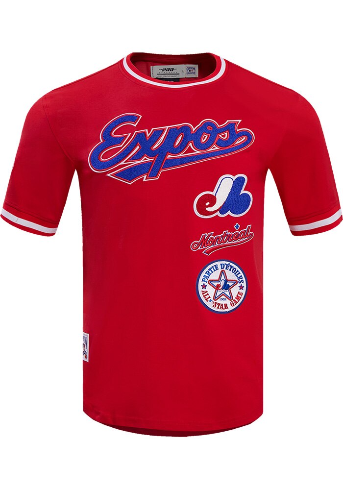 Pro Standard Montreal Expos Red Retro Chenille Striped Short