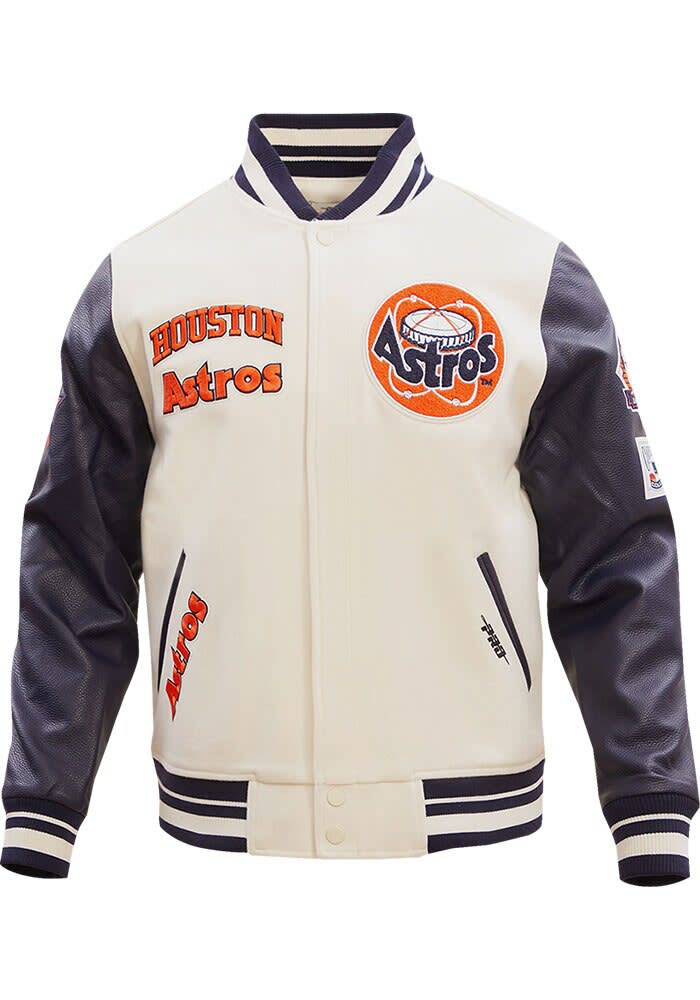 Pro Standard Houston Astros Mens White Retro Wool Varsity